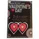 image 1 of Man In My Life Sentimental Verse Love Double Heart Valentine's Day Card