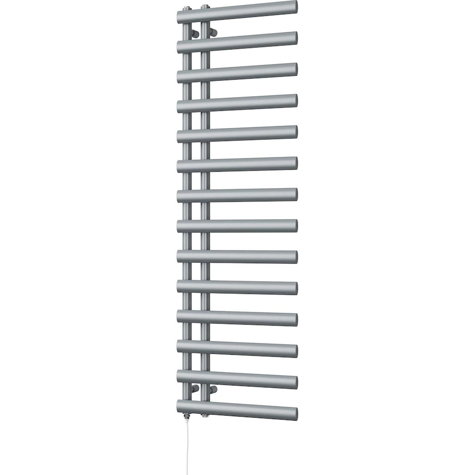 image 1 of Elyan - Silver Electric Towel Rail H1592mm x W500mm 700w Standard