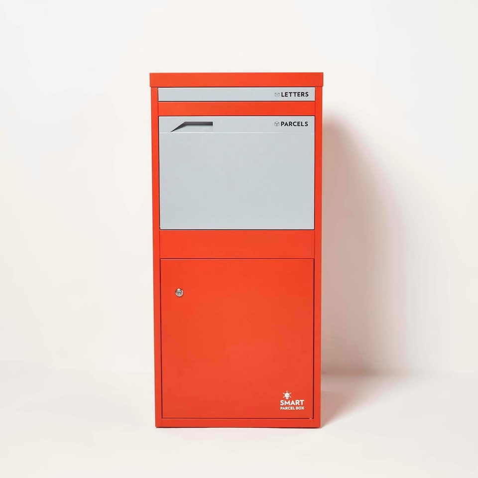image 1 of SMART PARCEL BOX® Extra Large Front & Rear Access Red Red