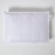 image 2 of Homescapes Luxury Organic Bamboo Pillow for Side Sleepers White