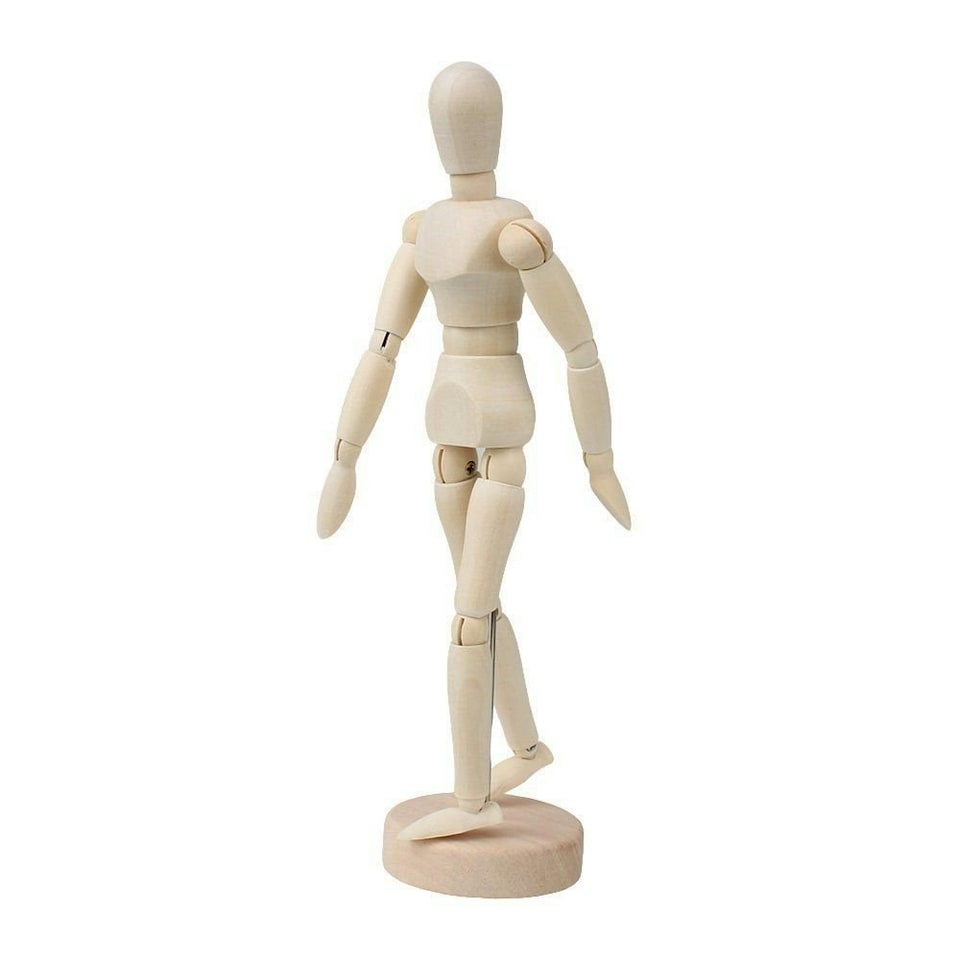 image 1 of 8" Wooden Manikin
