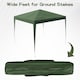 image 5 of Alivio 3 x 3m Patio Pop Up Gazebo, Outdoor Party Wedding Tent Canopy (Green)