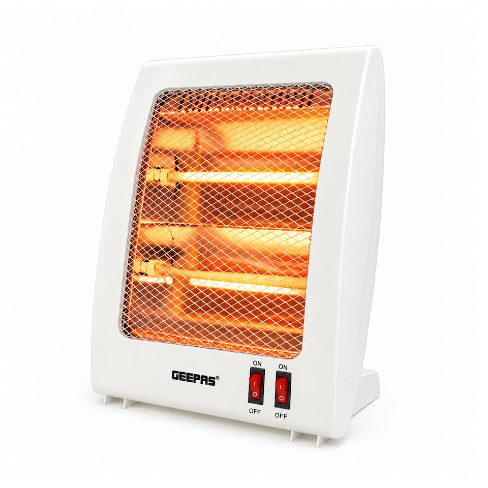 image 1 of GEEPAS Quartz Halogen Heater Portable Room Heater 800W