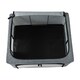 image 9 of Periea ‘Beau’ Folding Collapsible Stackable Fabric Home Storage Boxes with Steel Frames (Herringbone, Medium)