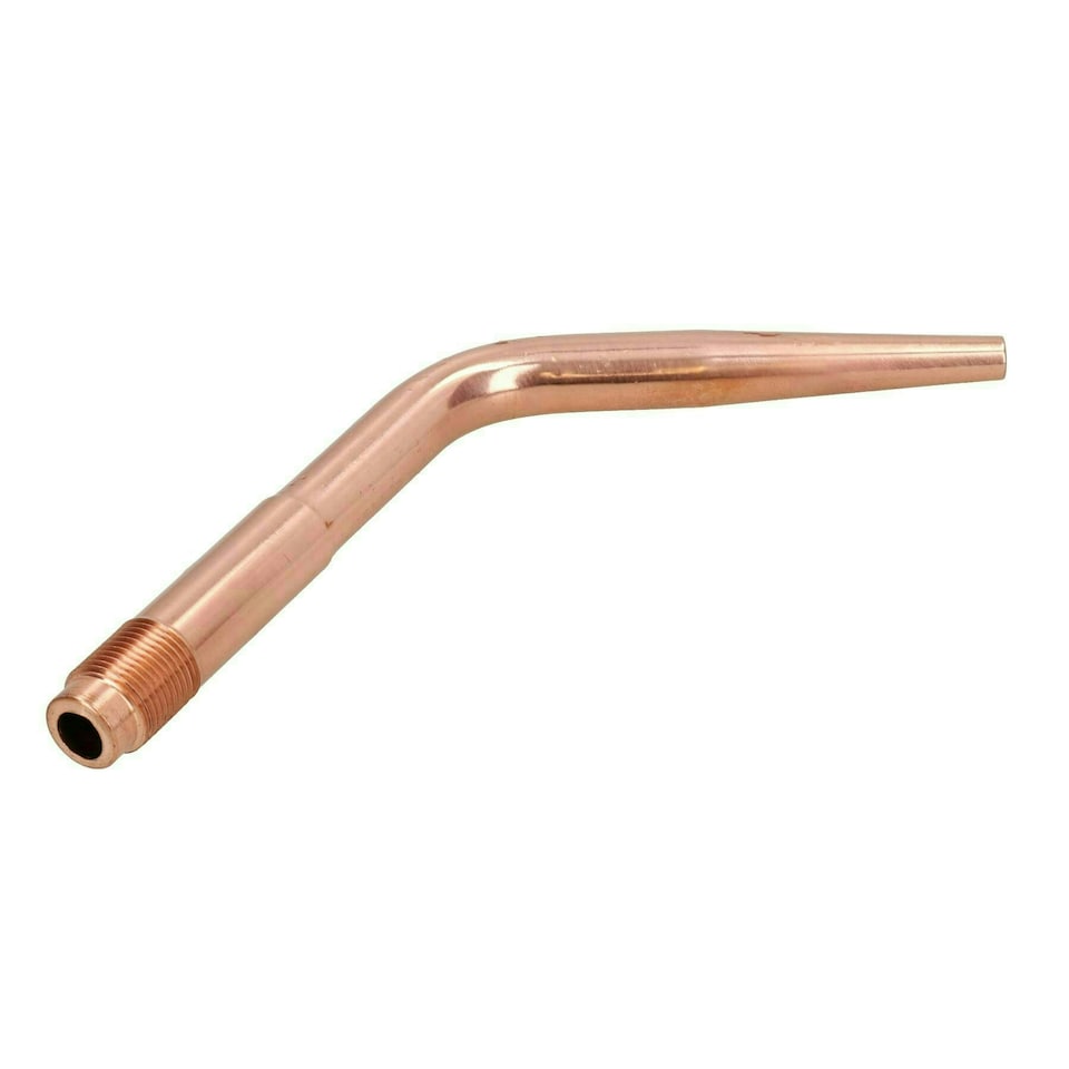 image 1 of Type 5 Swaged Welding Brazing Nozzle No.3 Tip 2.0mm Oxy Acetylene 2 Pack