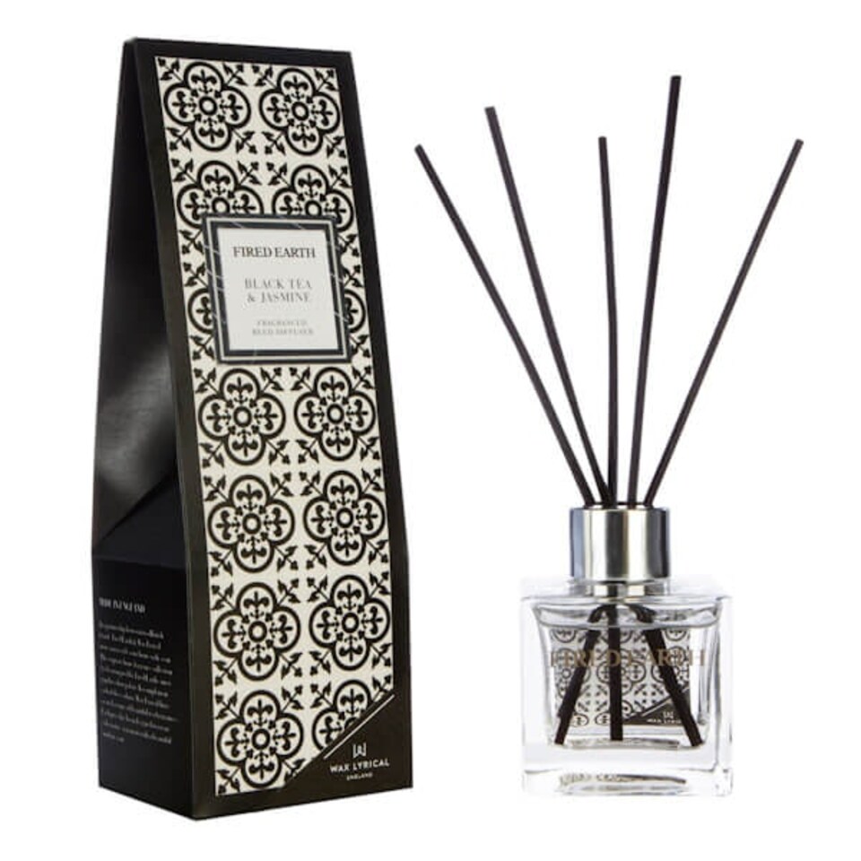 image 1 of Fired Earth by Wax Lyrical Reed Diffuser 100ml Black Tea & Jasmine