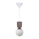 image 3 of Nordlux Sadie Indoor Pendant Light Brown Ceramic E14 Ribbed - Mains Powered, IP20