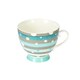 image 8 of KitchenCraft China Spot Stripe Mug | Blue | 1