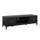 image 2 of Westerleigh TV-Stand with Doors in Black Black | BLACK