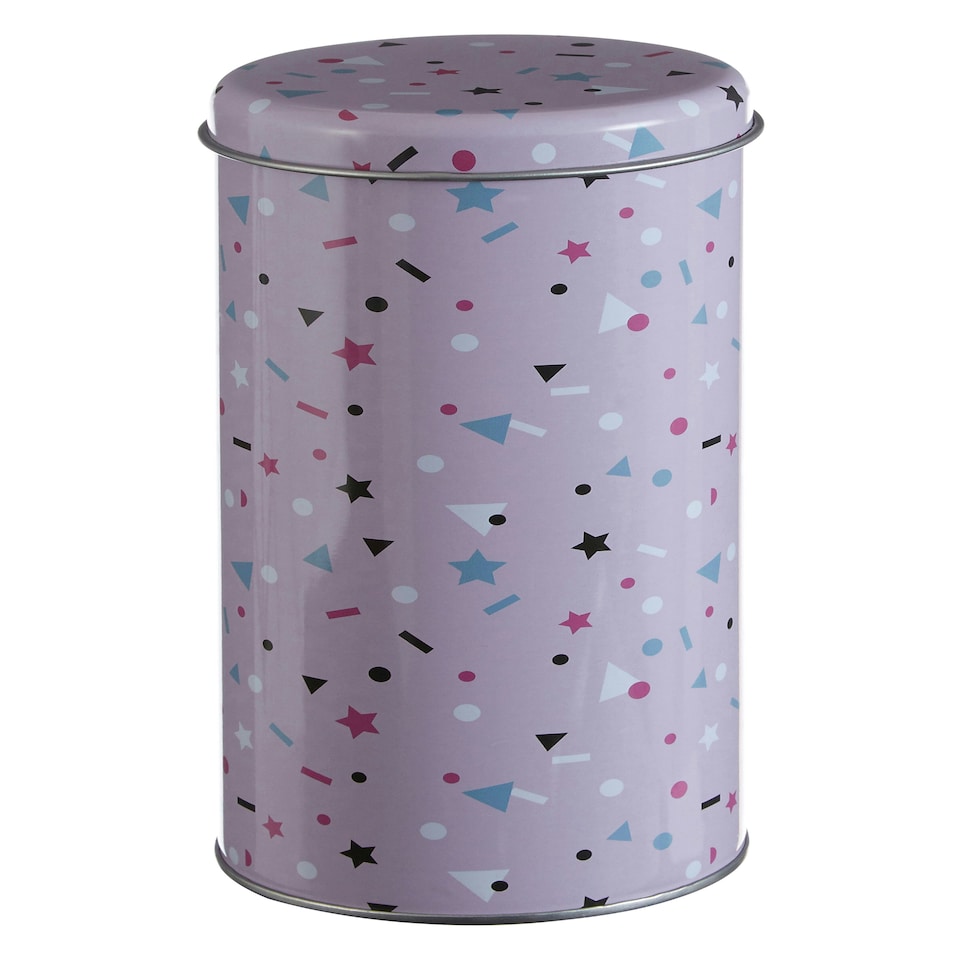 image 1 of Interiors by Premier Cheerful Design Round Storge Canister, Durable Tall Food Container For Bedroom, Versatile Kitchen Canister