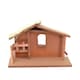 image 2 of LARGE Handmade Nativity Scene Birth Jesus Christ Wooden Stable Figurine House Sculpture Christmas Decoration Xmas Décor