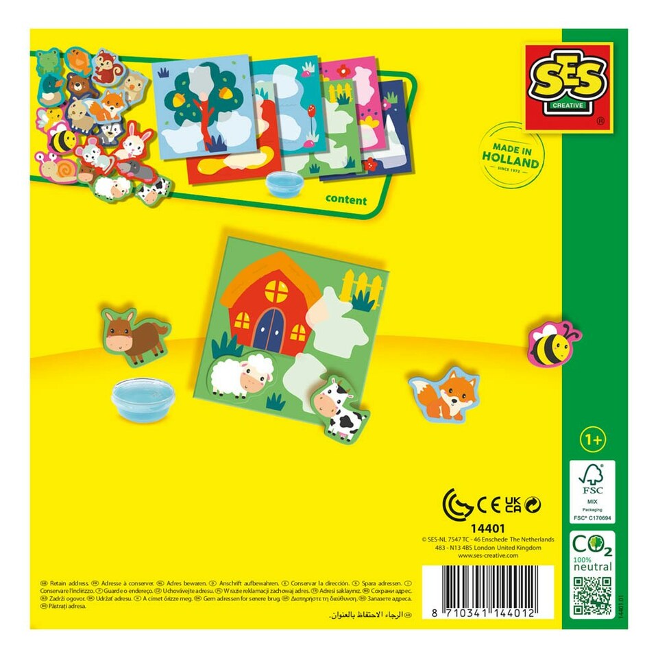 image 1 of SES CREATIVE My First Where Do I Live? Sticking Animals