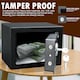 image 4 of High Security Steel Safe Box with Safety Lock Secure Money and Valuables Storage for Home and Office