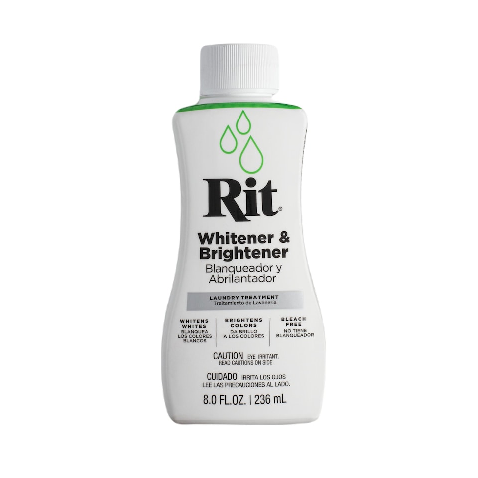 image 1 of Rit Whitener & Brightener Liquid - Fabric Brightener for Whites 8oz | White