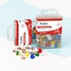 image 2 of Pack of 100 Assorted Colour Metal Thumbtacks 11mm