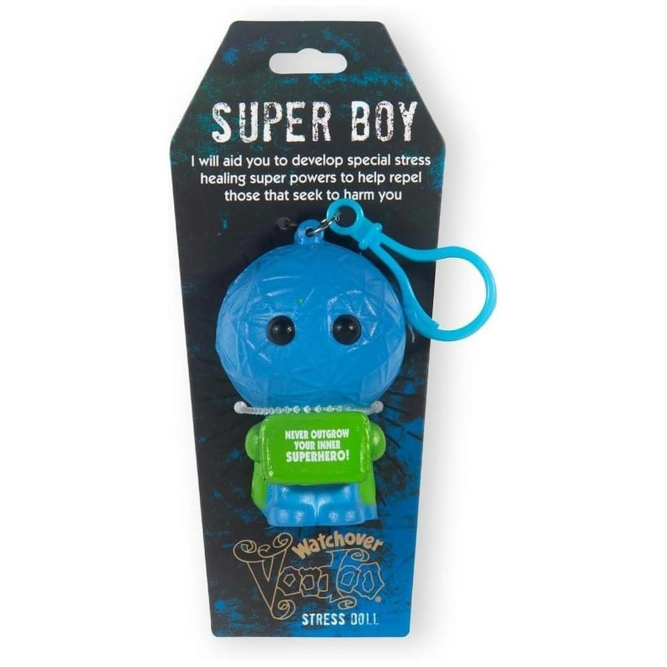 History & Heraldry Voodoo Stress Toy Keychain -  Super Boy
