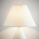 image 2 of 14“ Linen Coolie shade in Cream Cream