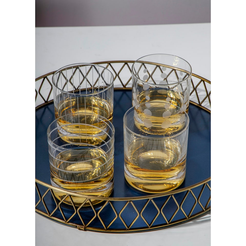 image 1 of Mikasa Wine Glass Set Clear Ribbed Crystal 350ml Set of 4