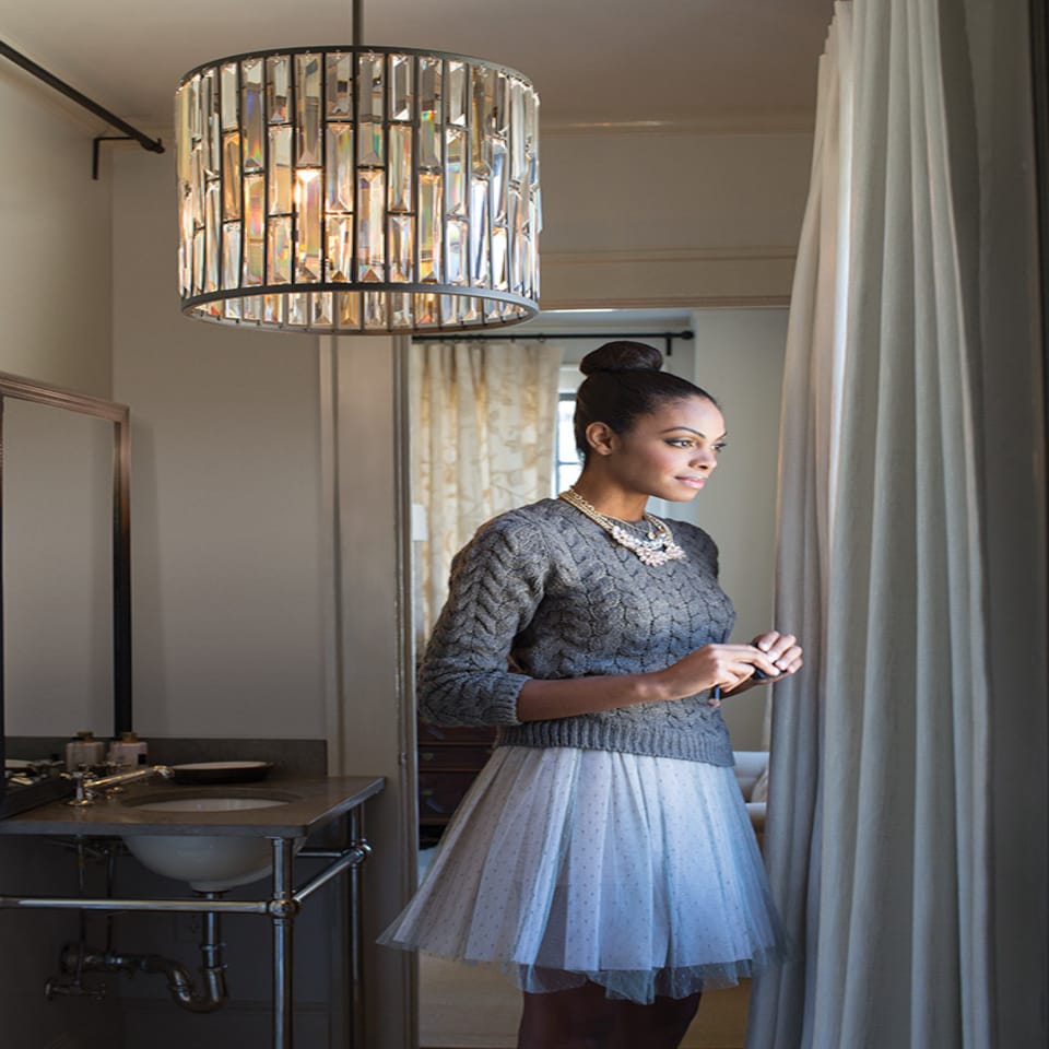 image 1 of Gemma 3 Light Ceiling Pendant Vintage Bronze, E14