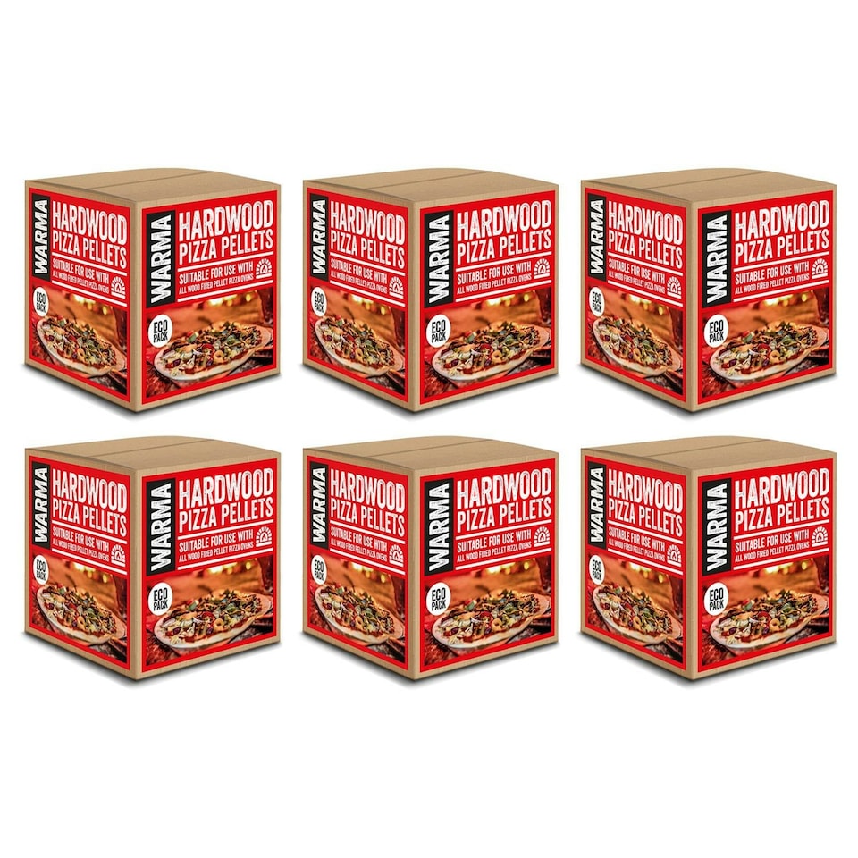 image 1 of Warma Pizza Oven Wood Pellets - 6 x 2.5kg Boxes