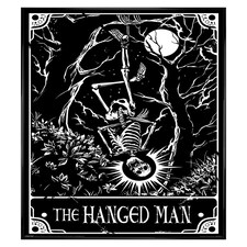 Black Gloss Framed Deadly Tarot The Hanged Man Maxi Poster