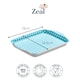 image 2 of Zeal Melamine Mini Tray, Gingham Pattern, 18 x 14 cm, Aqua