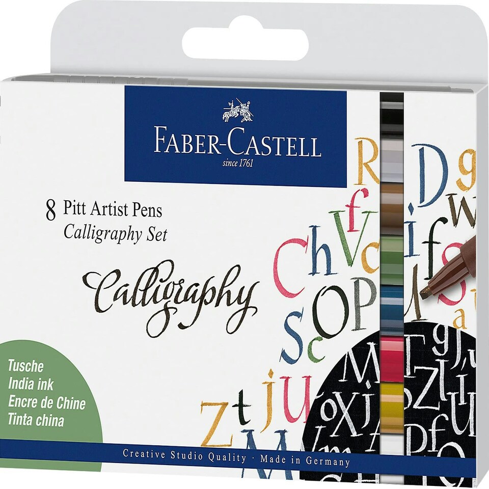 Pitt Artist Pen Calligraphy Wallet of 8 - FC167508
