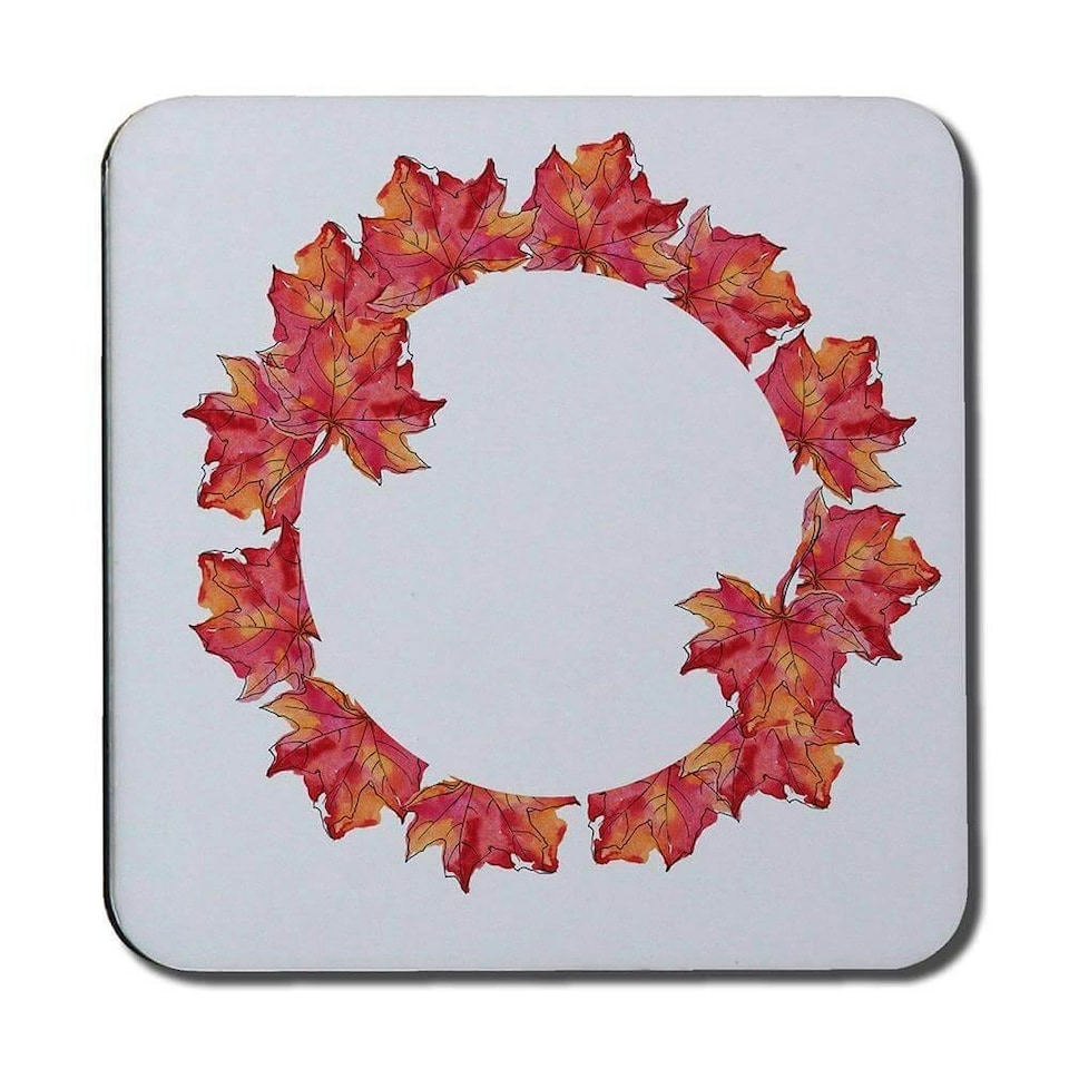 image 1 of Autumn Reath (Coaster)