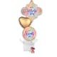 image 1 of Opal Mother's Day Boho Balloon Bouquet - 3 Inflated Balloons In A Box