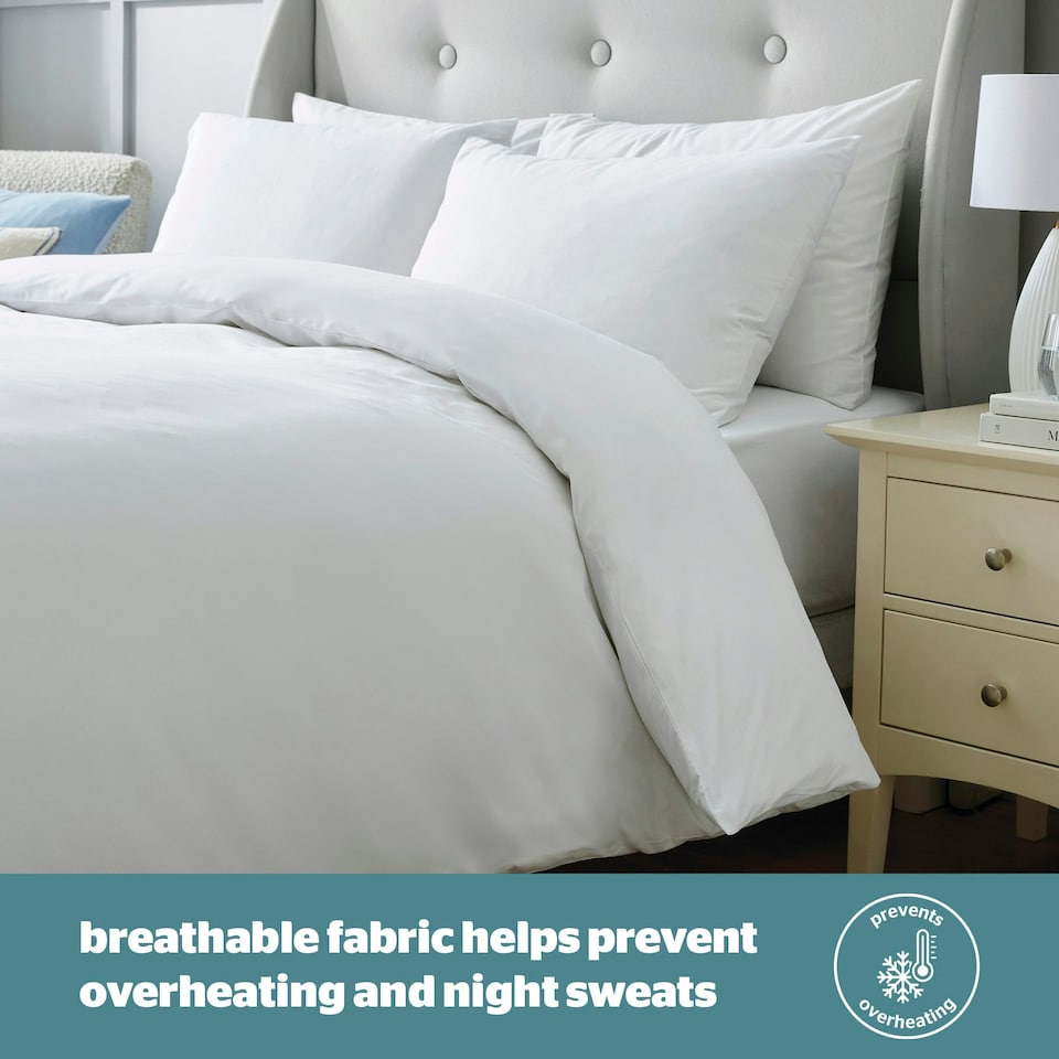 image 1 of Silentnight Restore Cooling Duvet Set, Luxurious Bamboo & Cotton Blend, Double