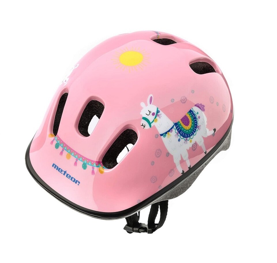 image 1 of Helmet for Kids Toddlers – Lightweight Adjustable Bike Helmet for Boys & Girls – Safety Crash Protection for Cycling, Scooter, Skateboard – KS06 | Pink | Lhama | XS