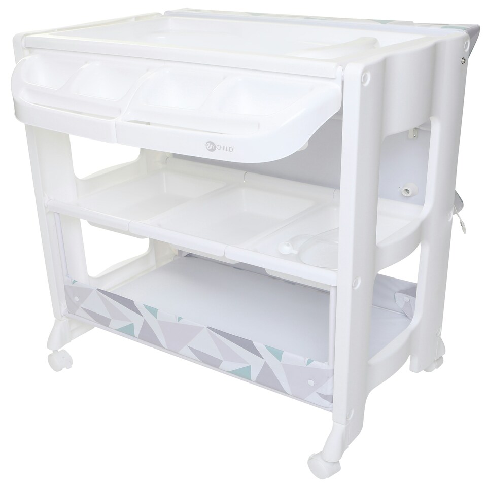 image 1 of Mychild® Peachy Changing Unit, Geo Diamond