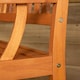 image 6 of Kapalua 2 Seater Outdoor Wooden Garden Bench | Brown | Brown