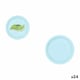 image 1 of Plate set Algon Blue 20 cm 10 Pieces (24 Units) N/A
