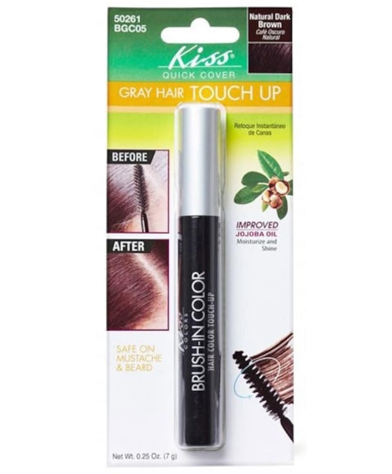 Kiss  New York Quick Cover Gray Hair Touch Up Brush BGC05