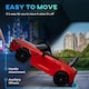 image 4 of AIYAPLAY 12V BMW M4 Licensed Kids Electric Car w/ Remote, Suspension, Red