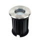 image 2 of ValueLights 10 Pack Modern Bushed Chrome IP54 Rated Outdoor Garden Walk Over Lights