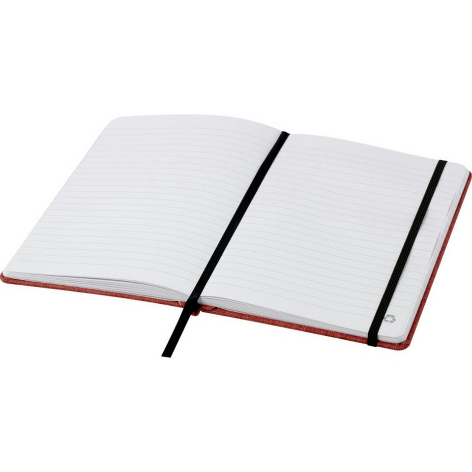 image 1 of Marksman Orin Recycled Polyester A5 Notebook - Brick - A5