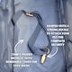 image 3 of Tails of Glory Jane Bag Blue