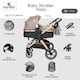 image 5 of Lorelli Viola 3 in 1 Travel System - Pearl Beige N/A
