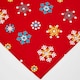 image 3 of Homescapes Christmas Red Snowflake Cotton Fabric 4 Napkins Set