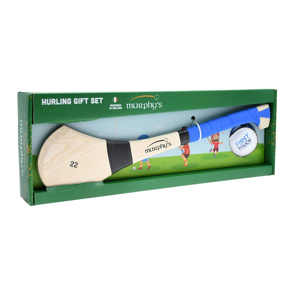 Murphys Hurling Stick Set - Blue - 18in