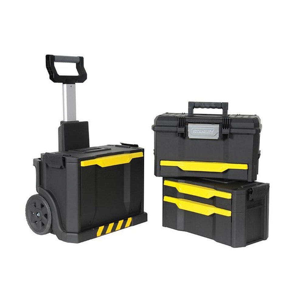 image 1 of Stanley Hand Tools 3-in-1 Modular Rolling Workshop | Multi | Multi Colour | One Size | 1