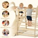 image 4 of AIYAPLAY 6 in 1 Kids Climbing Frame with Slide, Monkey Bars, Ladder