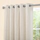 image 4 of Amberley Eyelet Thermal Door Curtain 66" x 84" - Natural