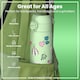 image 2 of Leak Proof Slim Water Bottle, Stainless Steel, 600ml (20oz)