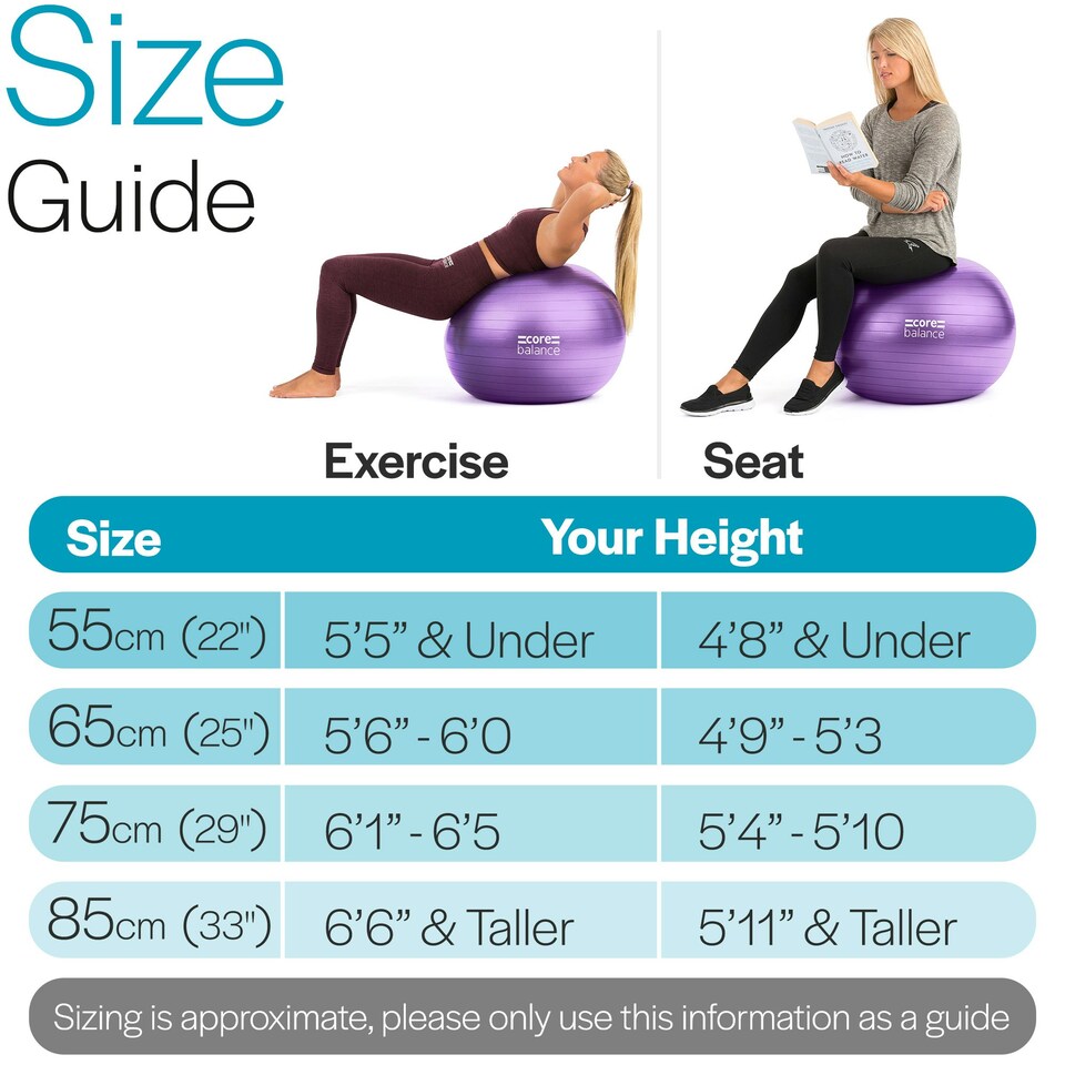 image 1 of Anti-Burst Gym Ball (75cm)