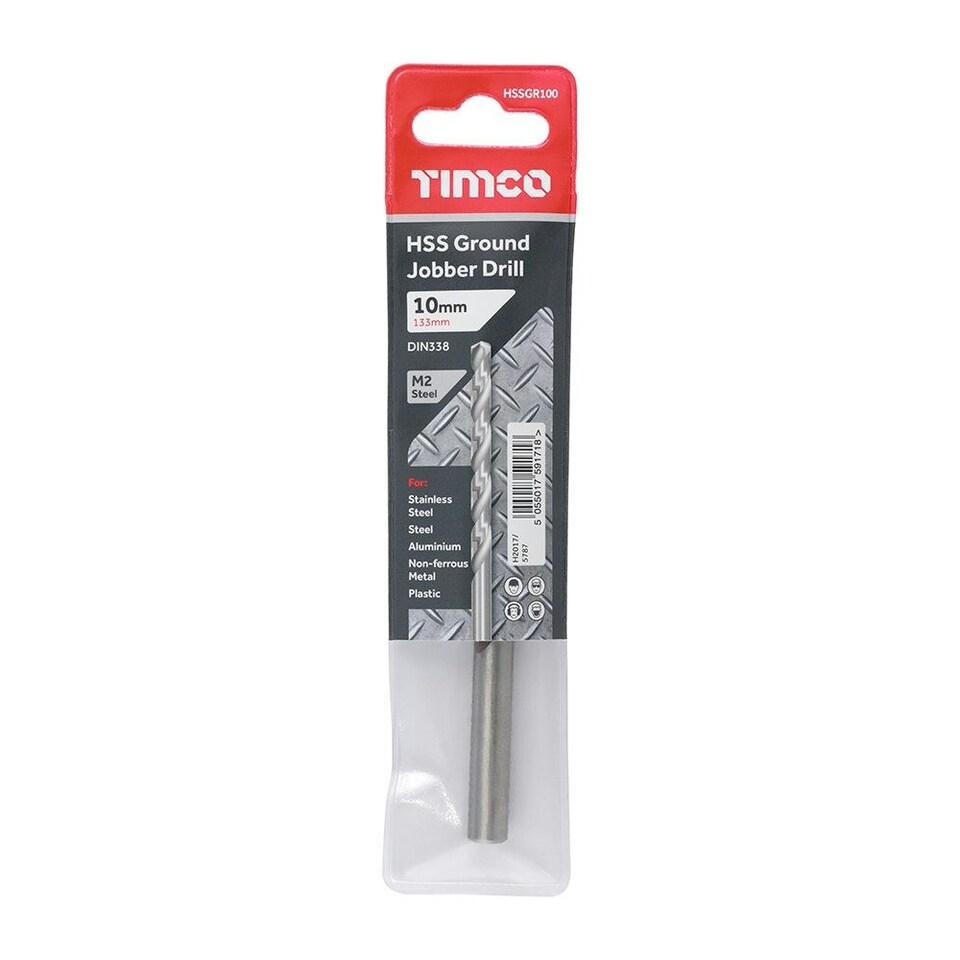 image 1 of Timco - Ground Jobber Drills - HSS M2 (Size 10.0mm - 1 Each)