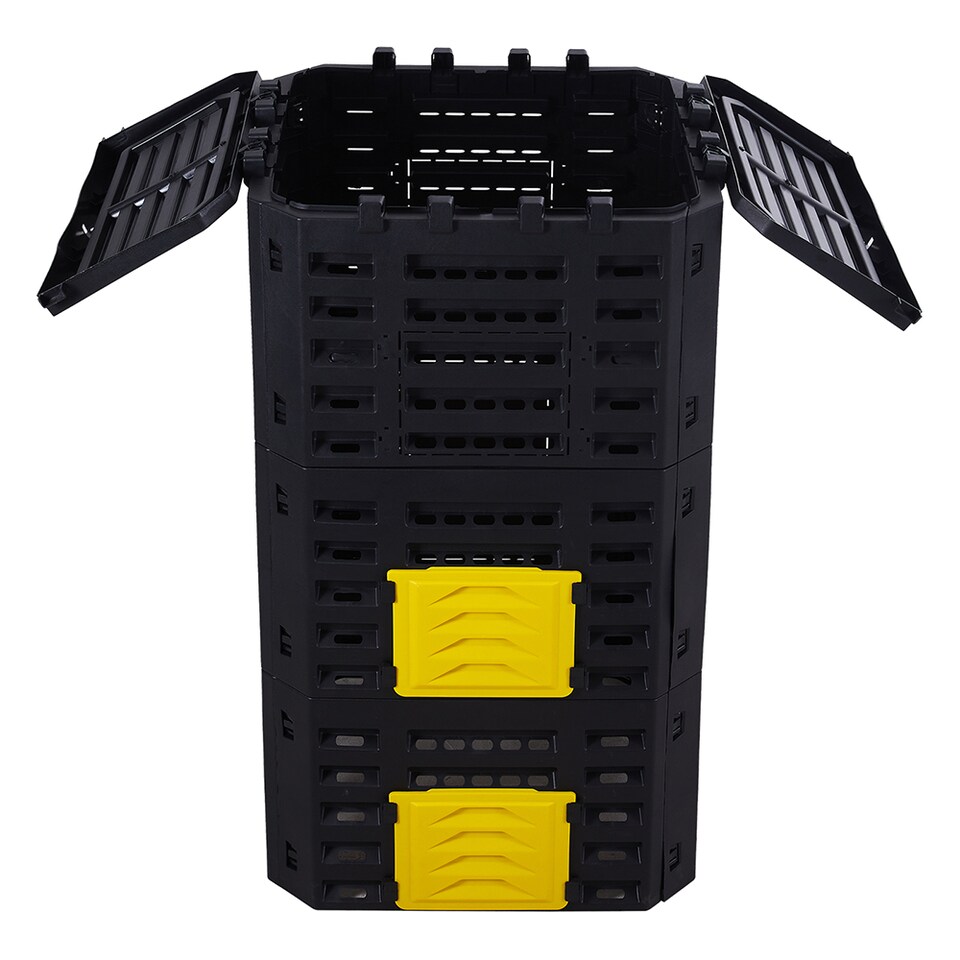 image 1 of Living and Home 500L Garden Compost Bin | Yellow | L