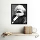 image 2 of Political Theorist Philosopher Karl Marx Old Photo Framed Wall Art Print